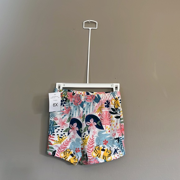 Bonnie Jean Toddler Girls Sleeveless Tropical Print Shorts Set - Picture 6 of 11